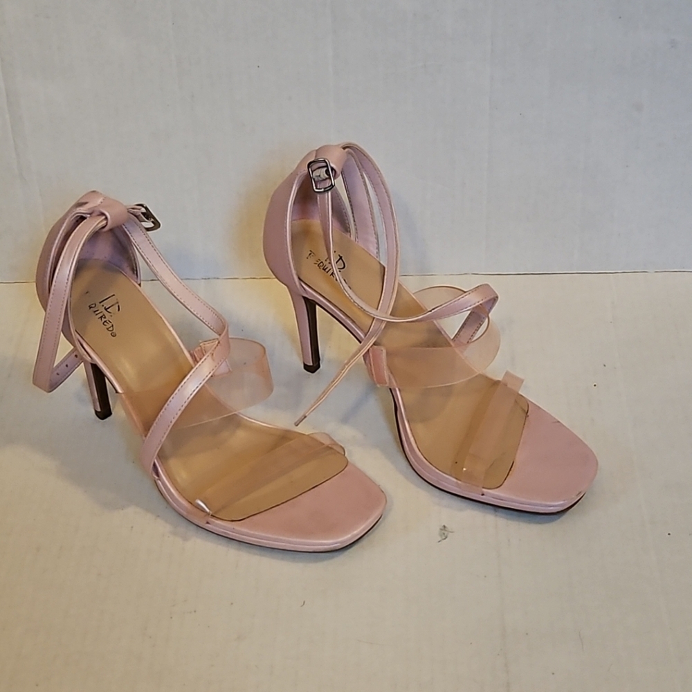 I.D. Required Diane Women's Strappy High Heels, Pink, Size 8.5M